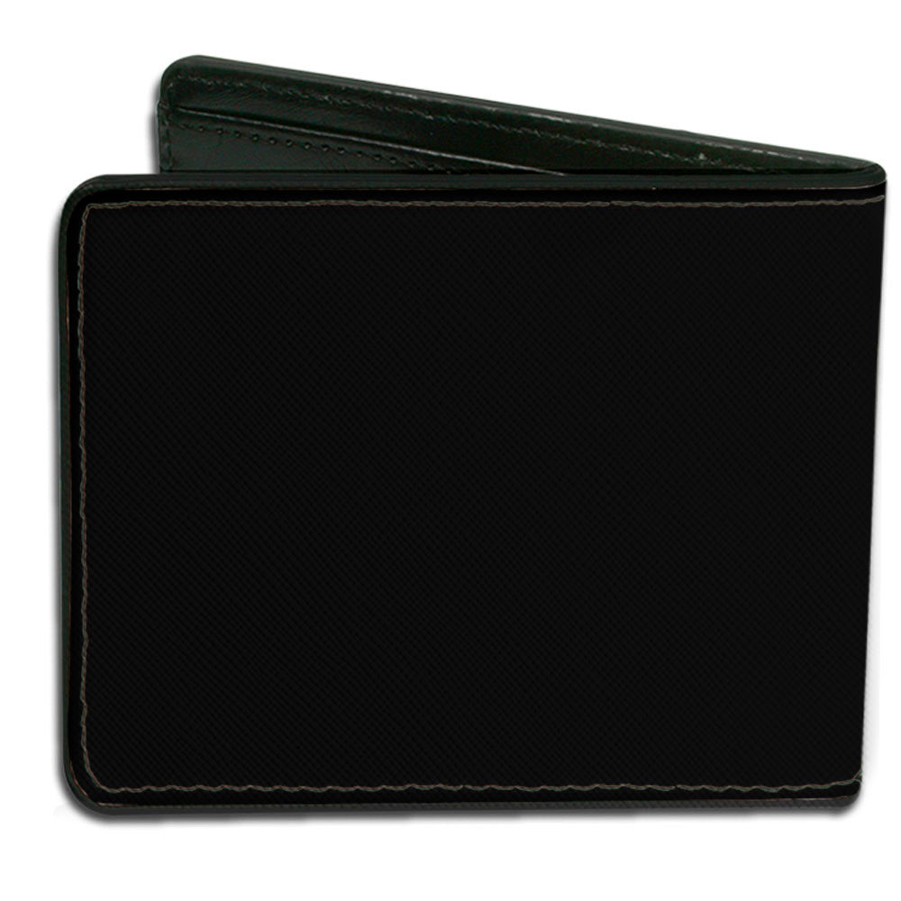 Bi-Fold Wallet - Supernatural THE WINCHESTER BROS Impala Pentagrams Scattered Black Grays White