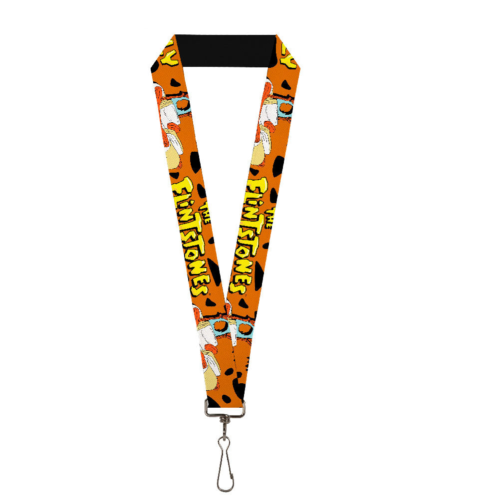 Lanyard - 1.0" - Flintmobile ECO-FRIENDLY Orange Black