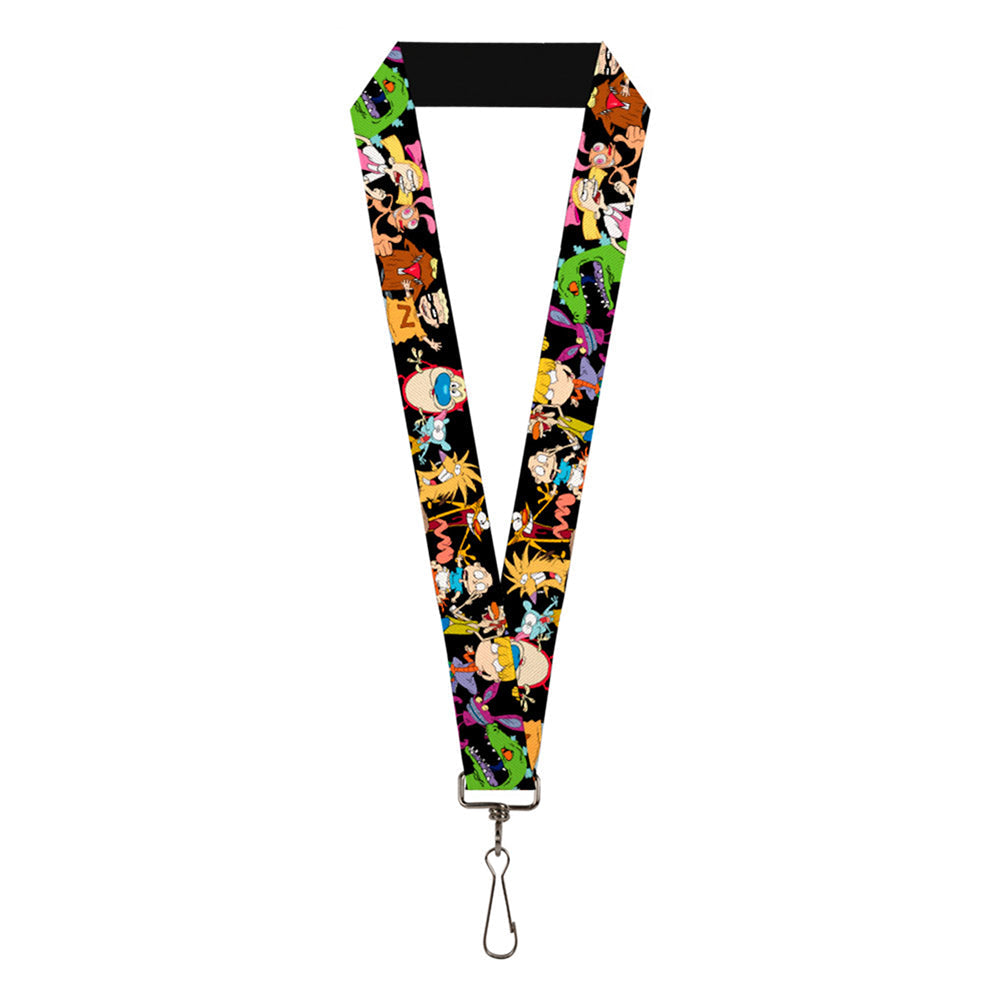 Lanyard - 1.0" - Nick 90's 13-Character Poses Black