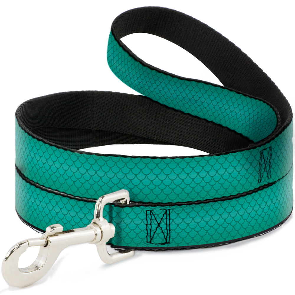 Dog Leash - Ariel's Scales Turquoise Blues