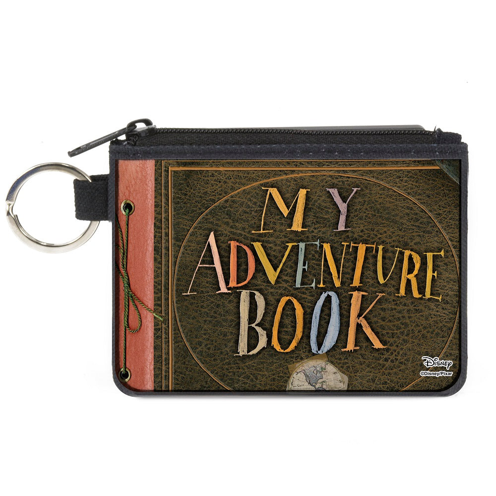 Canvas Zipper Wallet - MINI X-SMALL - Up MY ADVENTURE BOOK Cover