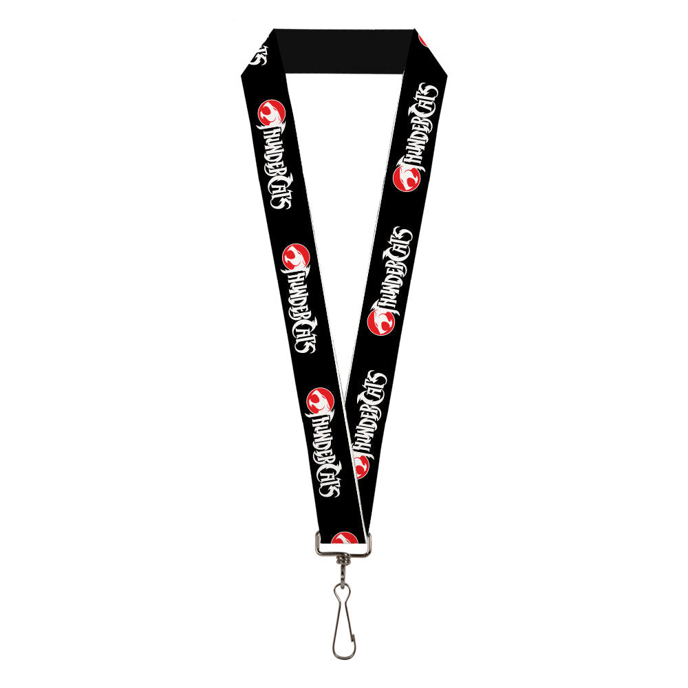 Lanyard - 1.0" - THUNDERCATS Logo Black White Red