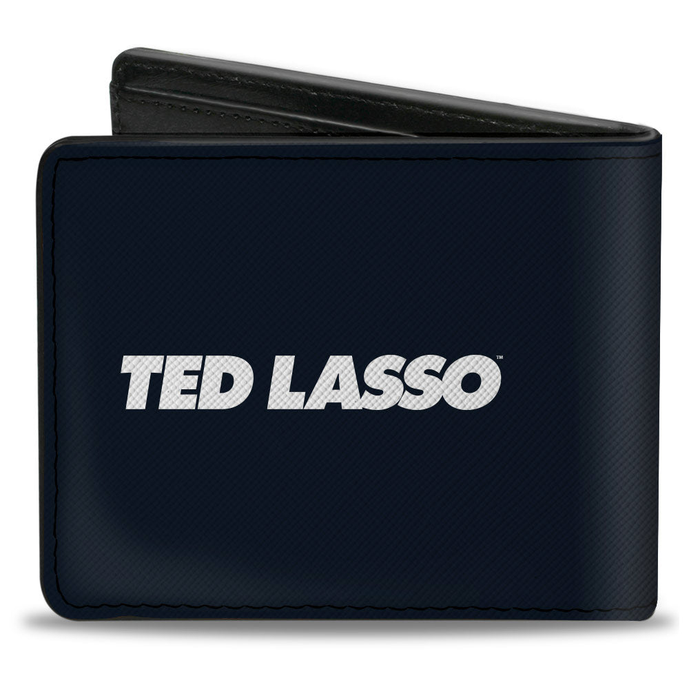 Bi-Fold Wallet - Ted Lasso THE ROY KENT EFFECT Quote + Title Logo Black White