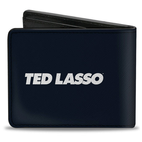 Bi-Fold Wallet - Ted Lasso THE ROY KENT EFFECT Quote + Title Logo Black White