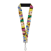 Lanyard - 1.0" - Beauty & the Beast Be Our Guest Scenes