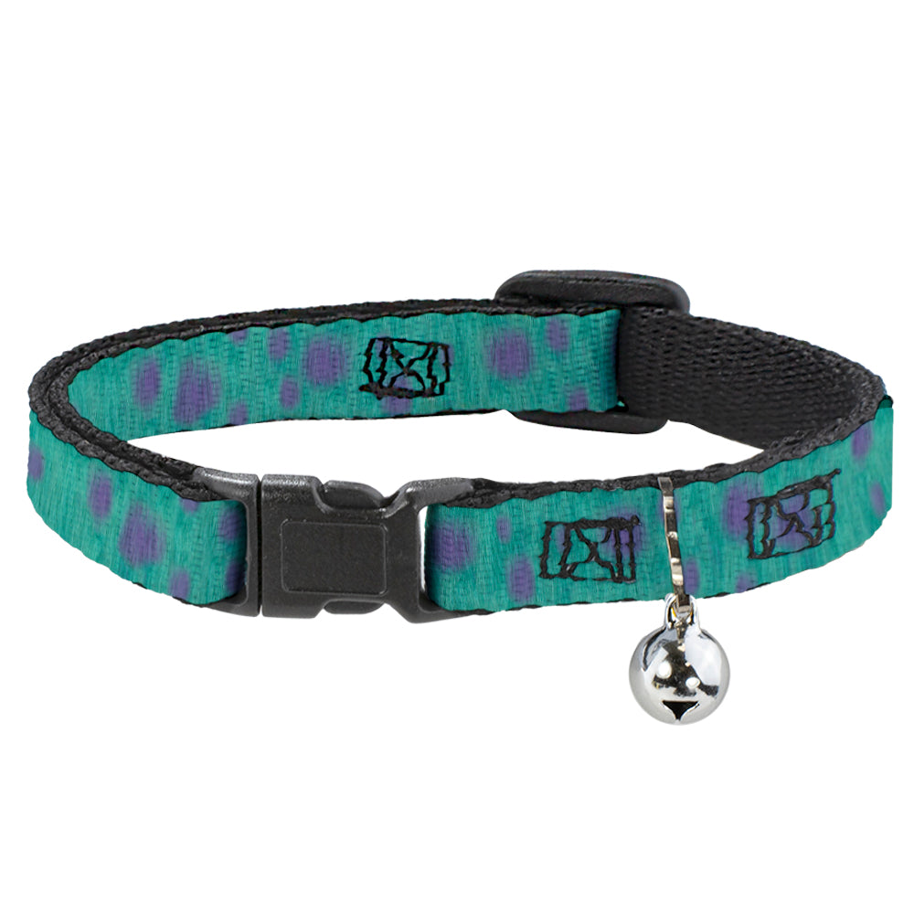 Cat Collar Breakaway - Monsters Inc. Sulley Bounding Spots Blue Purple