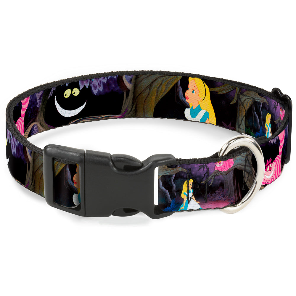 Plastic Clip Collar - Alice & the Cheshire Cat Scenes