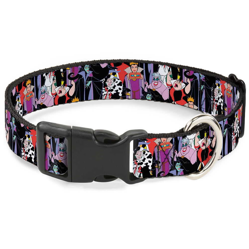 Plastic Clip Collar - 5-Disney Villains Stacked