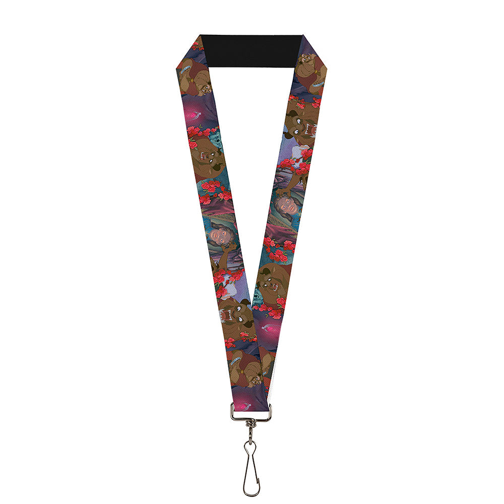 Lanyard - 1.0" - Beast 4-Scenes Roses