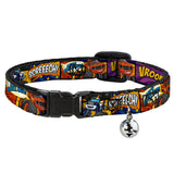 Cat Collar Breakaway with Bell - 3-Monster Machine Scene Blocks Quotes