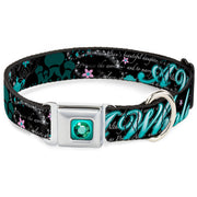 Princess Gem Full Color Turquoise Seatbelt Buckle Collar - Aladdin A WHOLE NEW WORLD/Story Script