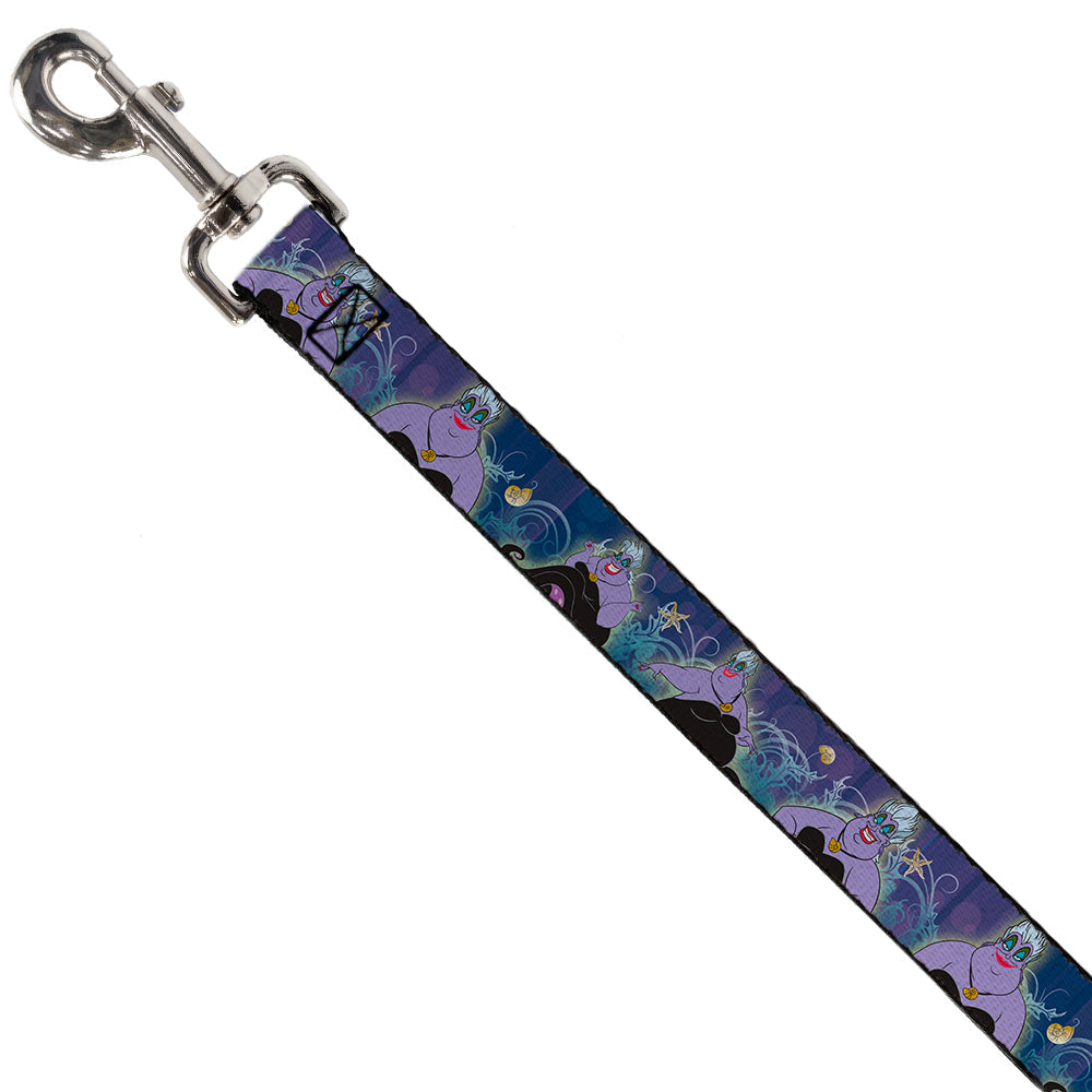 Dog Leash - Ursula 4-Poses/Shells/Ivy/Bubbles Purples/Blues