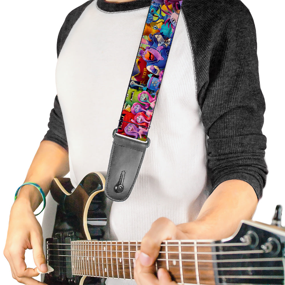 Guitar Strap - Monsters University Monsters Stacked