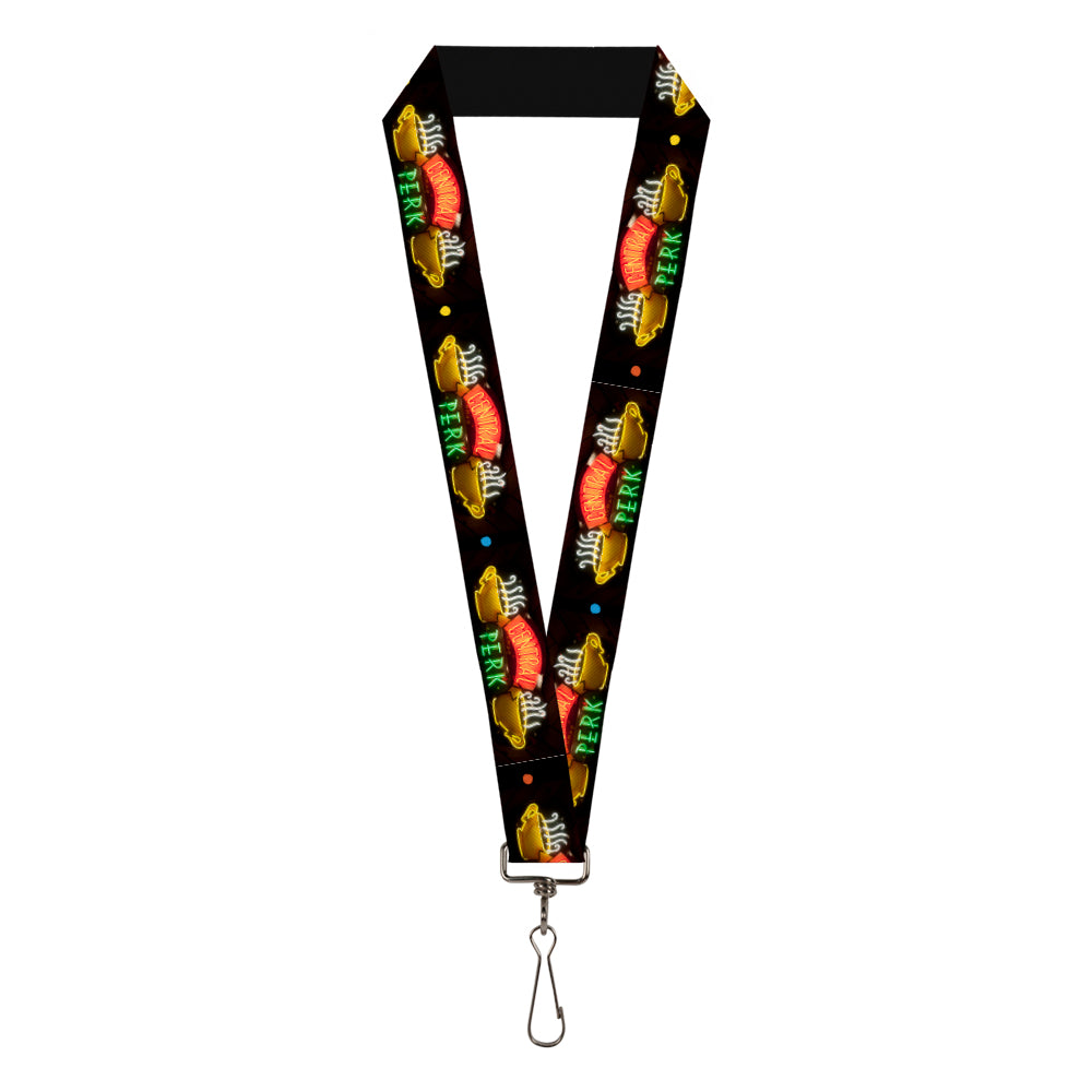 Lanyard - 1.0" - Friends CENTRAL PERK Neon Sign