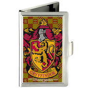 Business Card Holder - SMALL - Harry Potter GRYFFINDOR Crest FCG Gold Burgundy