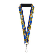 Lanyard - 1.0" - Beast & Belle Ball Scene Poses