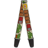 Guitar Strap - Star Wars Boba Fett Utility Belt Bounding Tan