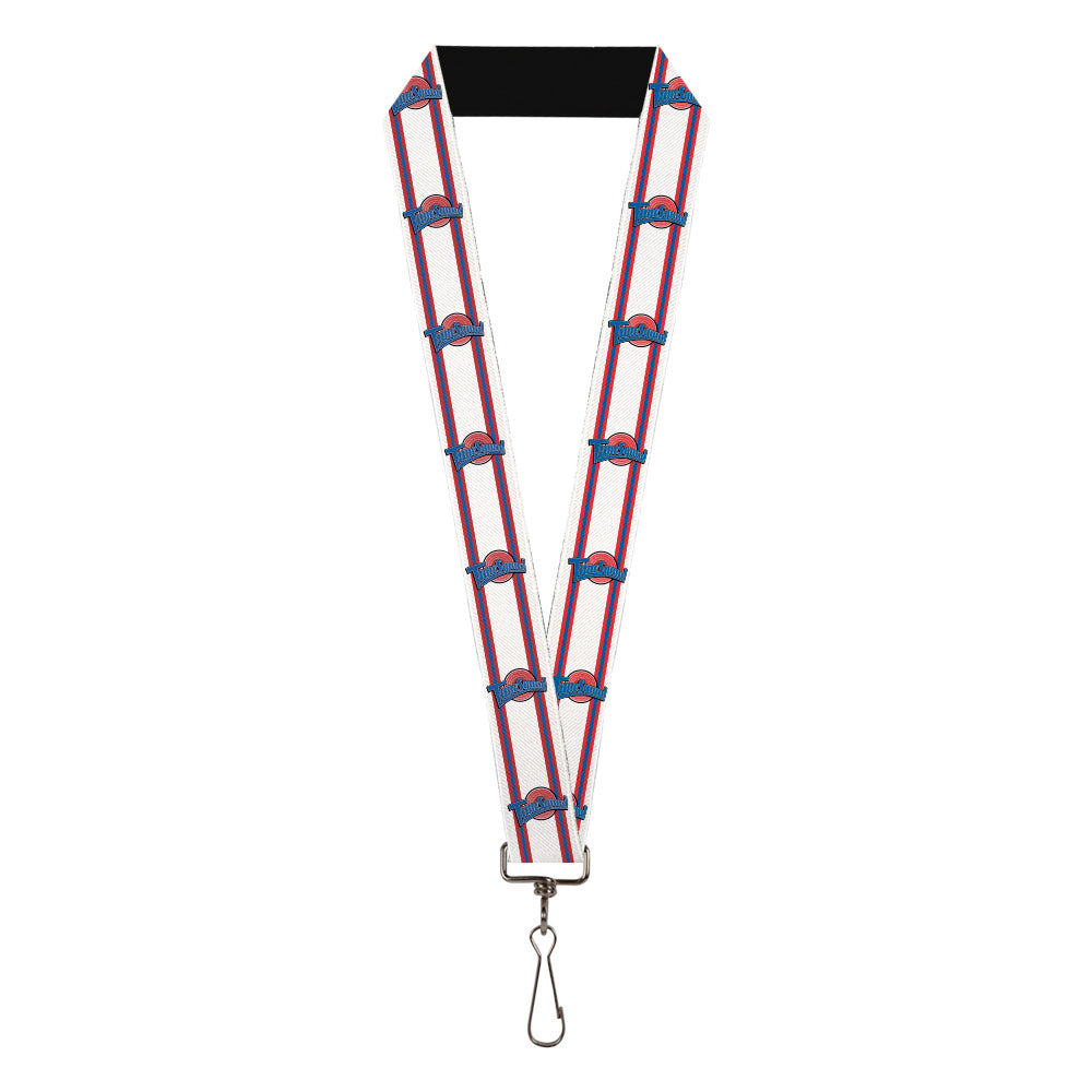 Lanyard - 1.0" - Space Jam TUNE SQUAD Logo Stripe White Red Blue