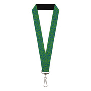 Lanyard - 1.0" - Toy Story Rex Pose Scales Greens Blue