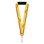 Lanyard - 1.0" - Toy Story Jessie Bounding Cowboy Buckle Lasso Stripe Yellow Red Brown