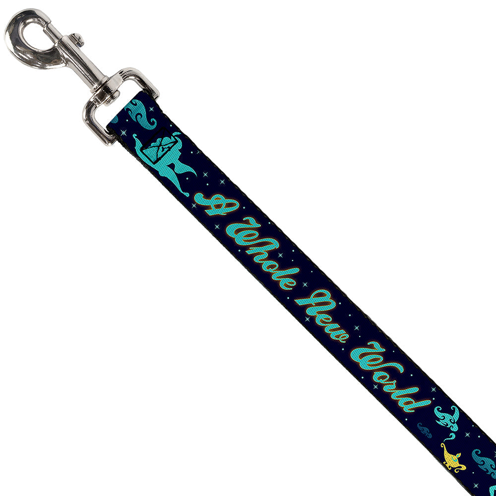 Dog Leash - Aladdin & Jasmine Silhouette A WHOLE NEW WORLD