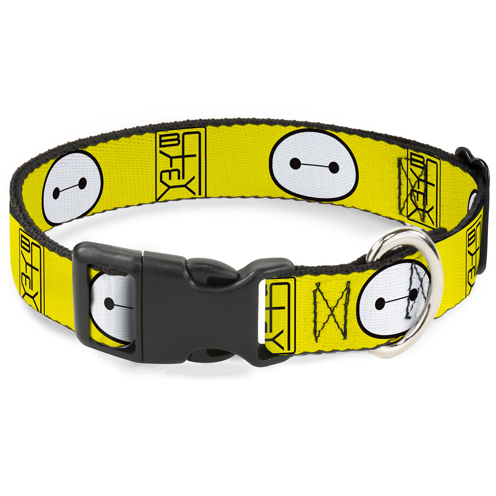 Plastic Clip Collar - BAYMAX Hanko/Face Yellow/Black/White