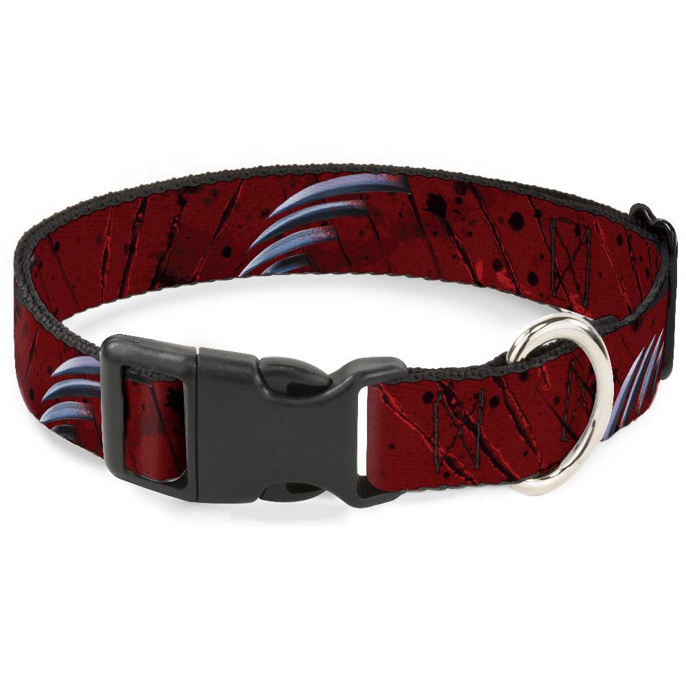 Plastic Clip Collar - A NIGHTMARE ON ELM STREET/Freddy's Hand Scratching Reds/Black/Gray