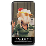 Hinged Wallet - FRIENDS Monica's Turkey Head + Chandler Vivid Pose