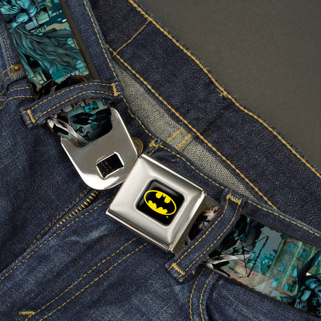 Batman Full Color Black/Yellow Seatbelt Belt - The New 52 Detective Comics Issue #1 Batman & James Gordon Scene Webbing