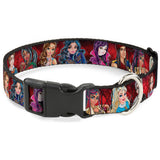 Plastic Clip Collar - Descendants 11-Character Group Pose Reds/Gray