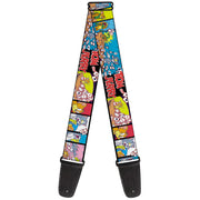 Guitar Strap - TOM & JERRY House of Cards Panels