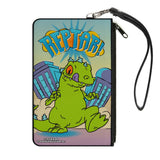 Canvas Zipper Wallet - SMALL - Rugrats REPTAR! Destruction Scene