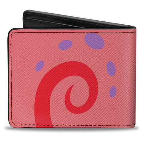 Bi-Fold Wallet - SpongeBob SquarePants Gary the Snail Character Close-Up Pink