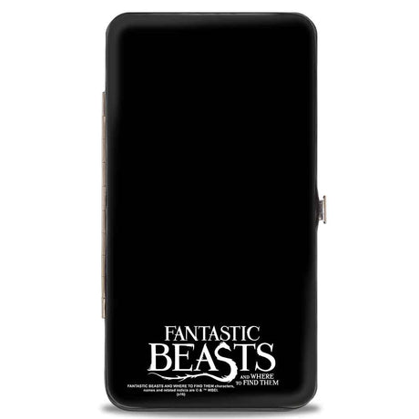 Hinged Wallet - FANTASTIC BEASTS AND WHERE TO FIND THEM MAGICAL EXPOSURE THREAT LEVEL Meter Black White Multi Color