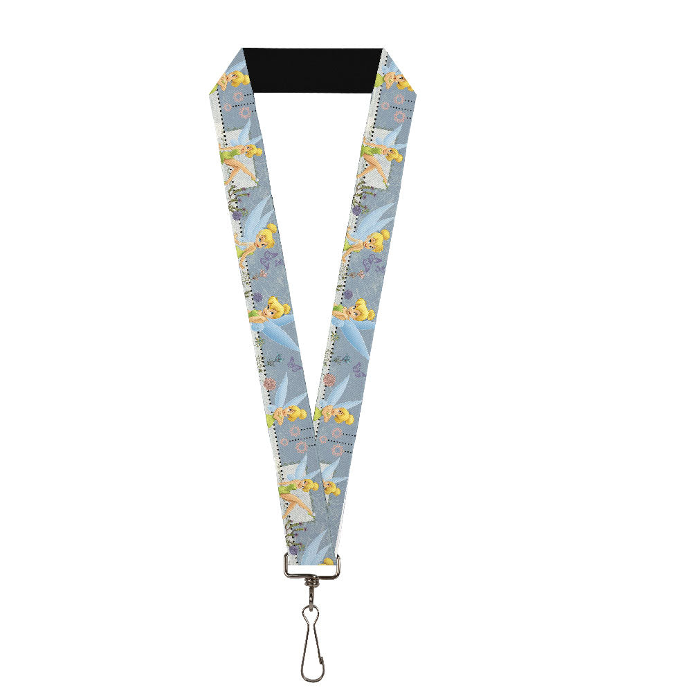 Lanyard - 1.0" - Tinker Bell Garden Poses