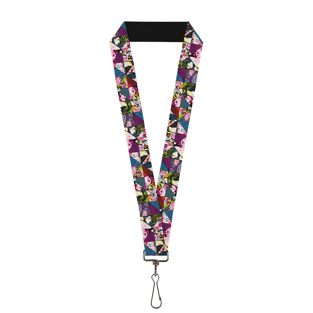 Lanyard - 1.0" - Alice in Wonderland Kaleidoscope Scenes