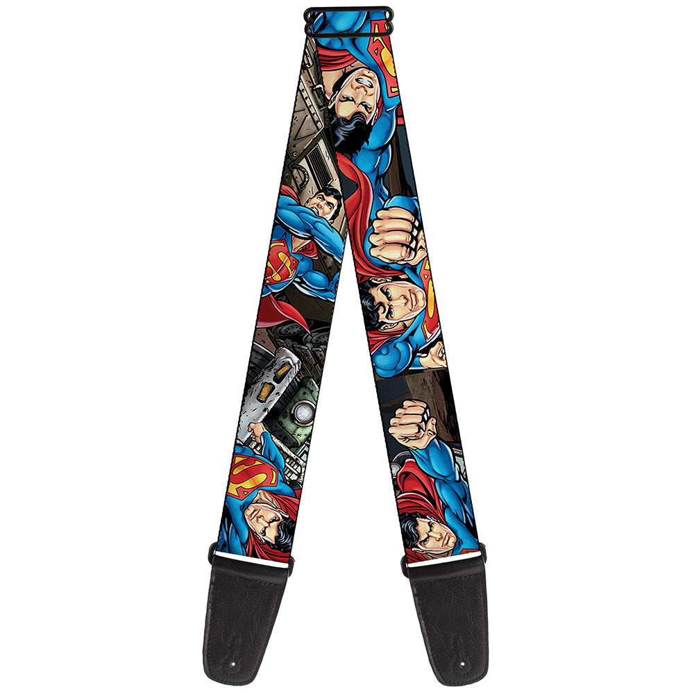 Guitar Strap - Superman Metropolis Face-Off