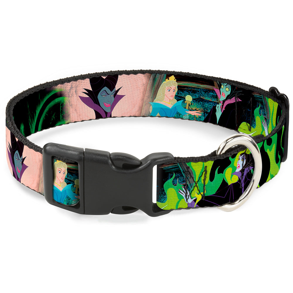 Plastic Clip Collar - Princess Aurora & Maleficent Scenes