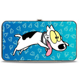 Hinged Wallet - Rocko's Modern Life Spunky Pose + Logo Blues White