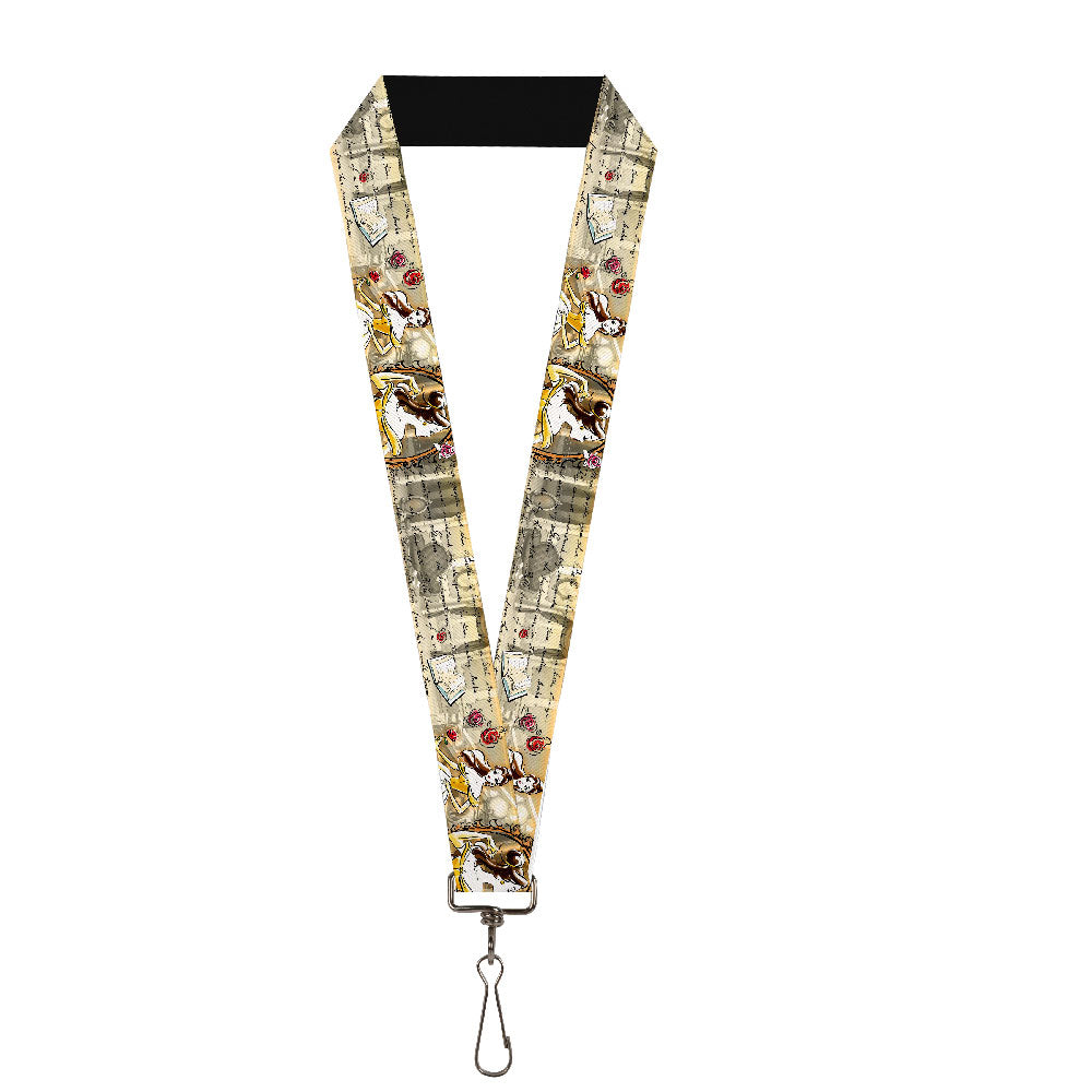 Lanyard - 1.0" - Belle Sketch Poses Story Script