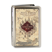 Business Card Holder - LARGE - Hogwarts School THE MARAUDER'S MAP FCG Tan Reds