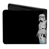 Bi-Fold Wallet - Star Wars Stormtrooper LONG LIVE THE EMPIRE Group Pose Black White