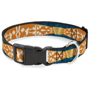 Plastic Clip Collar - Star Wars Clone Wars Ahsoka Tano Bounding Elements Blues/Orange