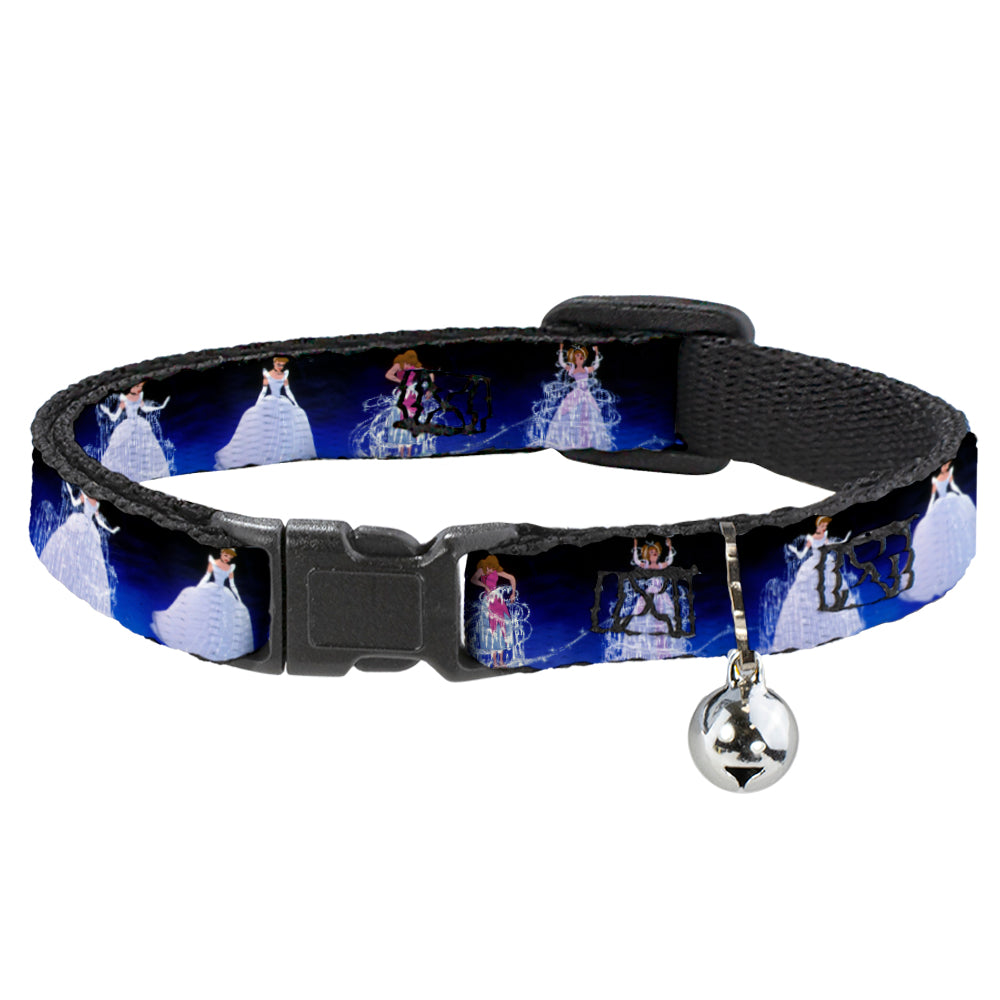 Cat Collar Breakaway - Cinderella Transformation Blue Fade