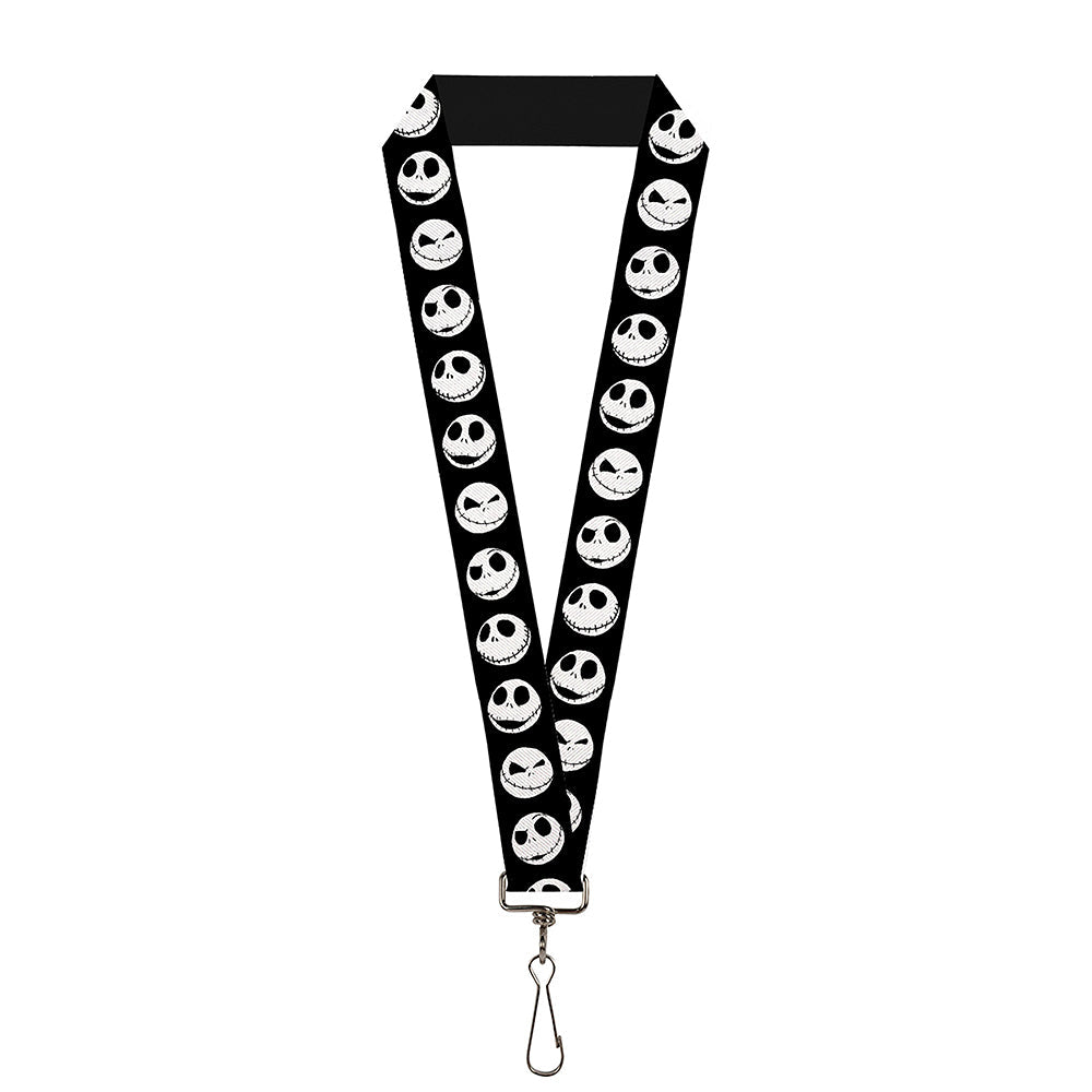 Lanyard - 1.0" - NBC Jack 4-Expressions Black White