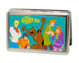 Business Card Holder - LARGE - SCOOBY-DOO Group Pose "?" FCG Turquoise