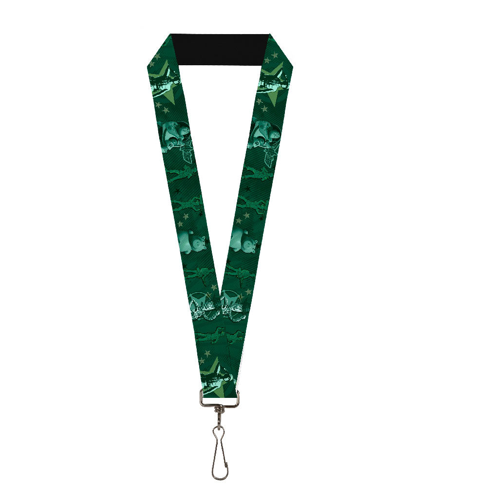 Lanyard - 1.0" - Woody & Friends KEEP CALM & REACH FOR THE SKY Blues