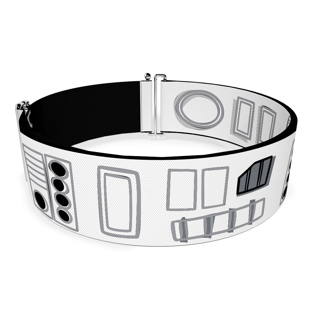 Cinch Waist Belt - Star Wars Stormtroopers Utility Belt Bounding White Black Grays