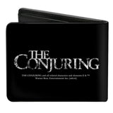 Bi-Fold Wallet - The Conjuring House Scene + Logo Black White