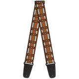 Guitar Strap - Star Wars Chewbacca Bandolier Bounding2 Browns